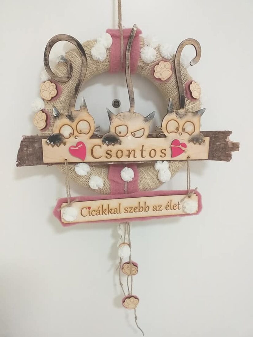 "Cicákkal szebb az élet" kopogtató